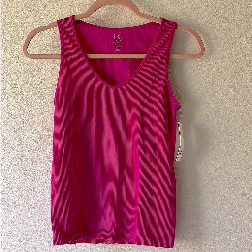 (3 for $19) Women's hot Pink Sleeveless active Top. Size S/M